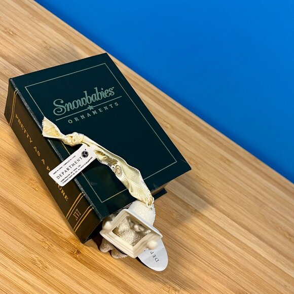 NWT Department 56 Snowbabies Ornament "Pretty as a Picture" #69065 w/Box Retired - Picture 10 of 14